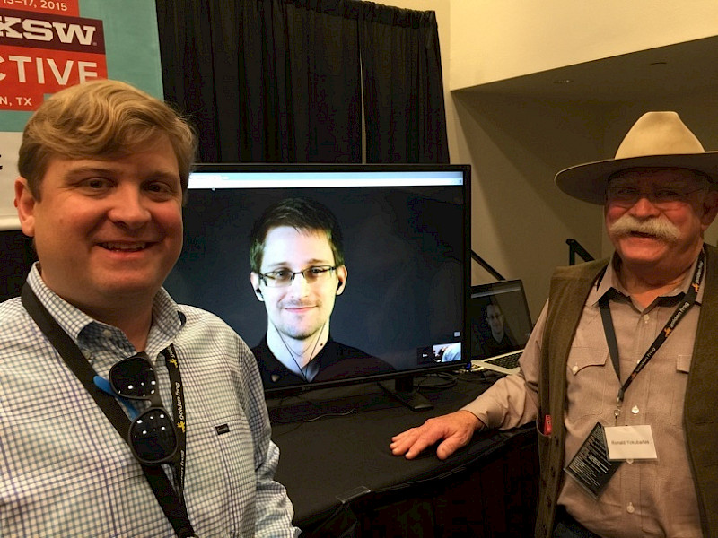 Breakfast with Edward Snowden at SXSW