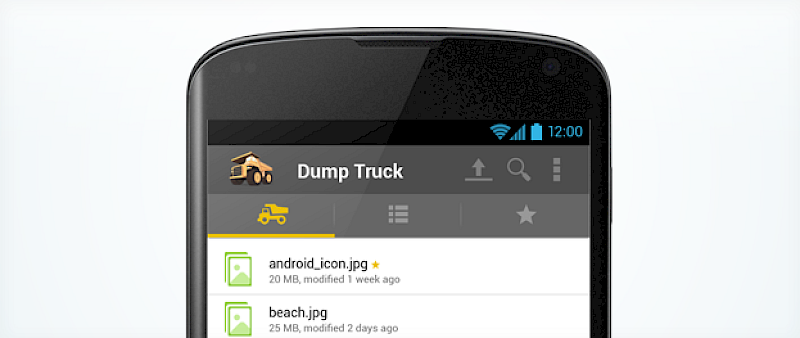 Dump Truck for Android Updated with New Interface and More