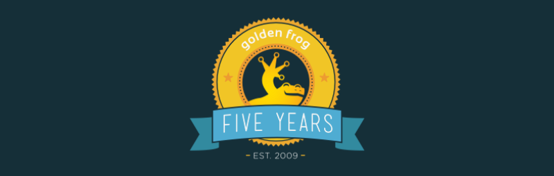 Golden Frog Celebrates Five Years
