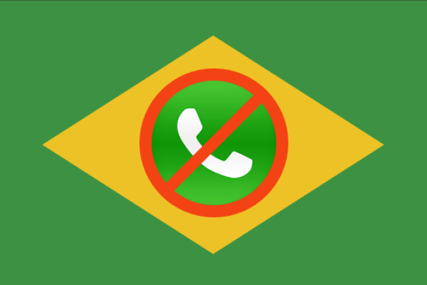 WhatsApp bloqueado no Brasil
