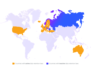 Data Retention by Country